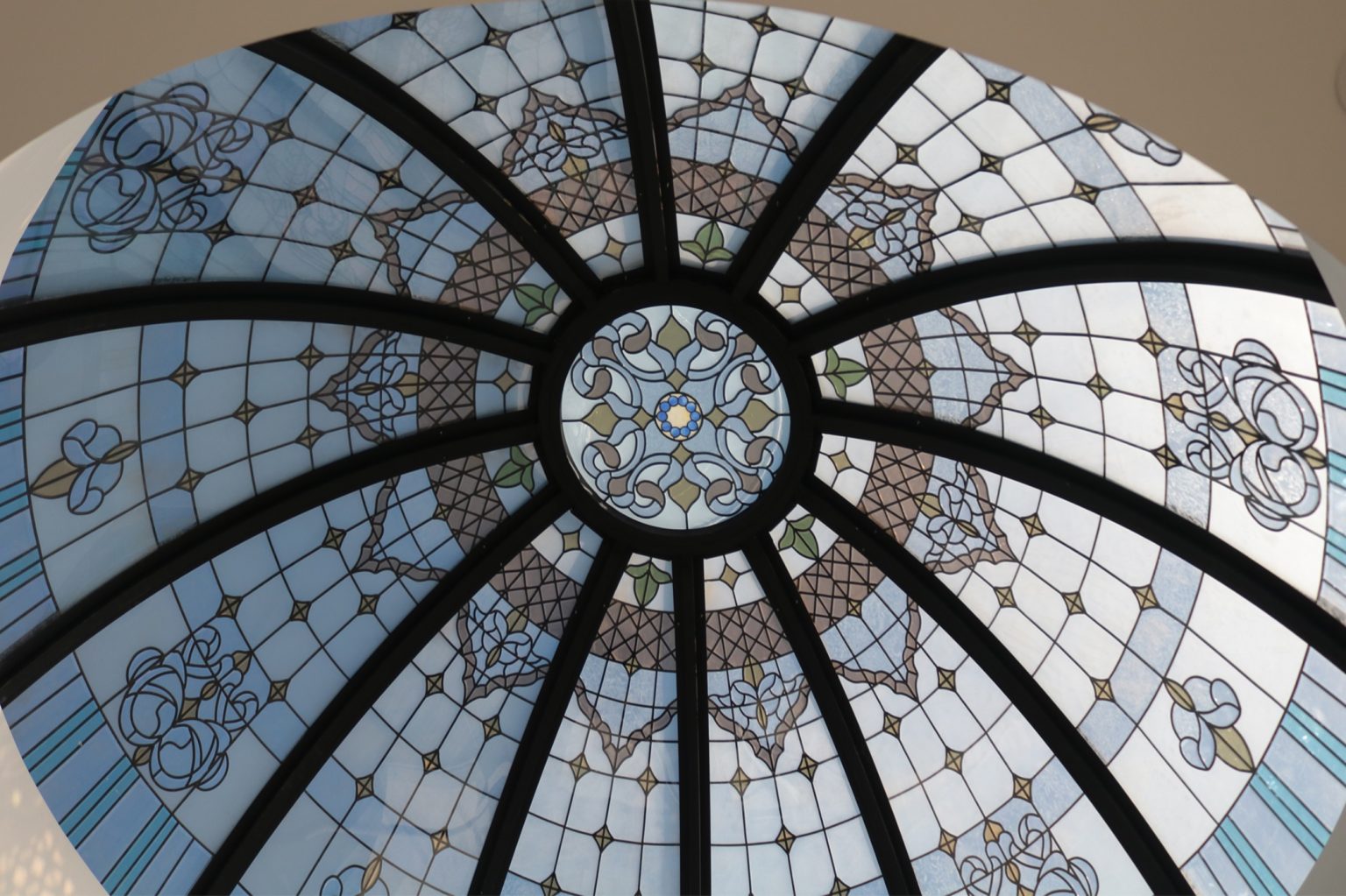 Stained Glass Dome of Duplex Penthouse | TAJ
