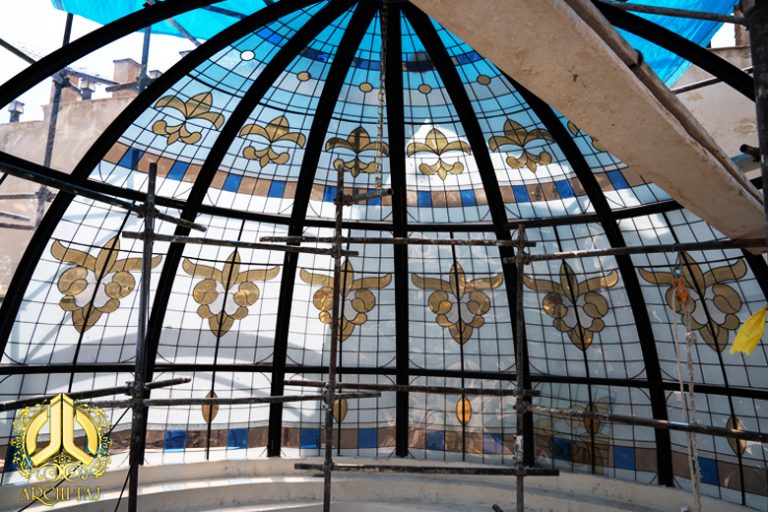 Stained Glass Structure Hybrid Structure: Stained Glass Dome | TAJ