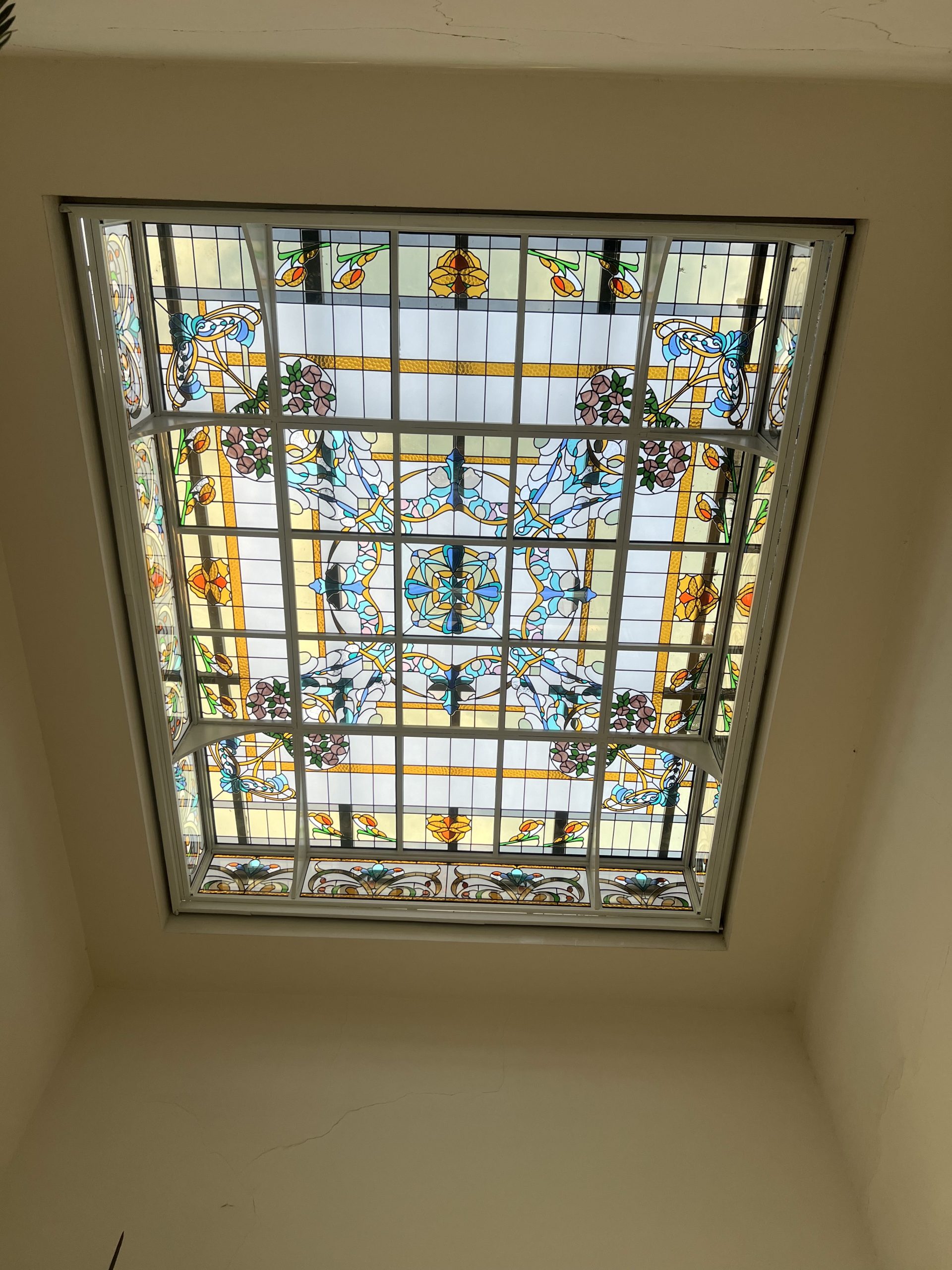 Orkideh Tower Stained Glass Skylight Project-2