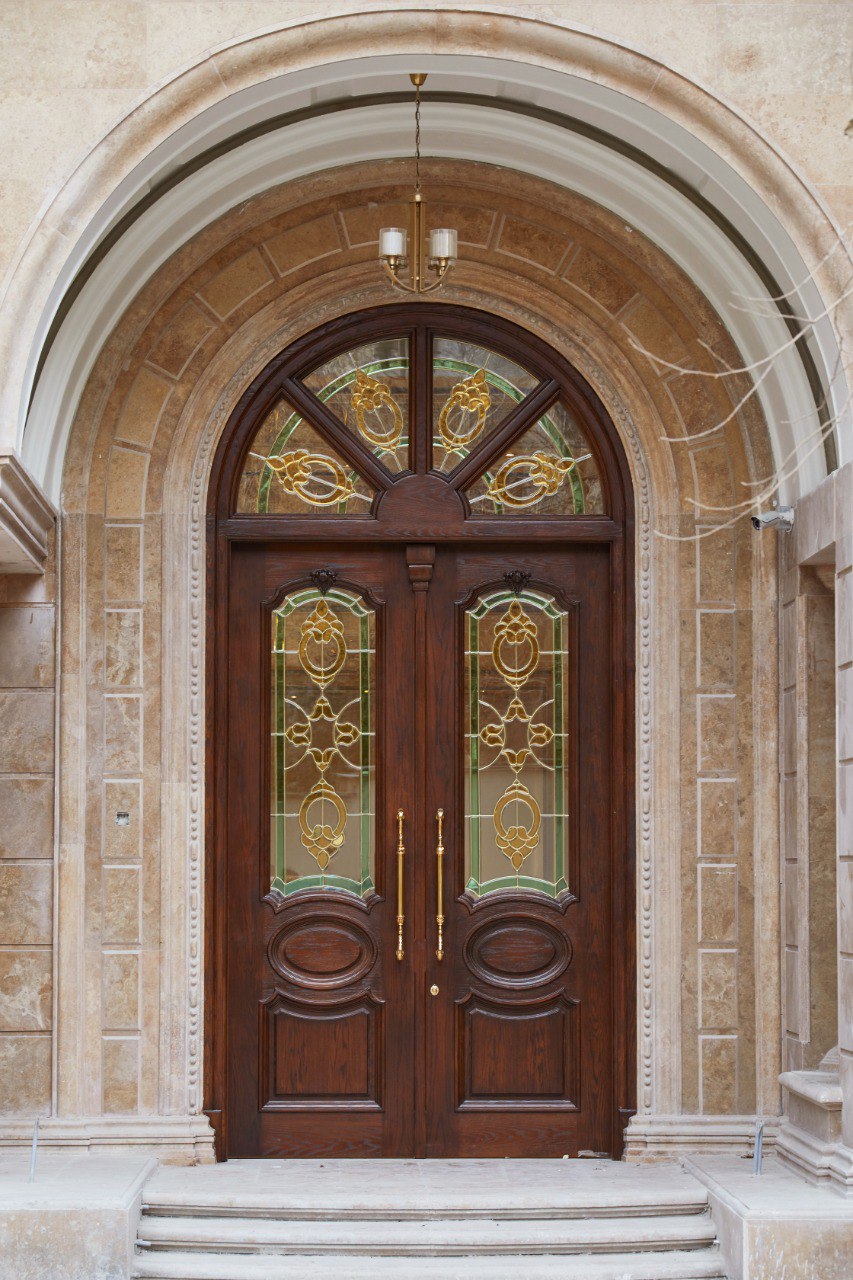 Stained Glass Doors