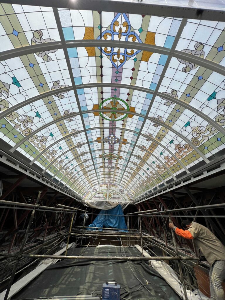 Stained Glass Skylight, Farvardin Passage Photo No.2