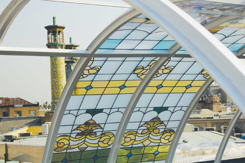 Stained Glass Skylight, Farvardin Passage Photo No.1